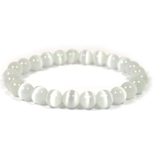 Pulsera de selenita, referencia de 6 mm