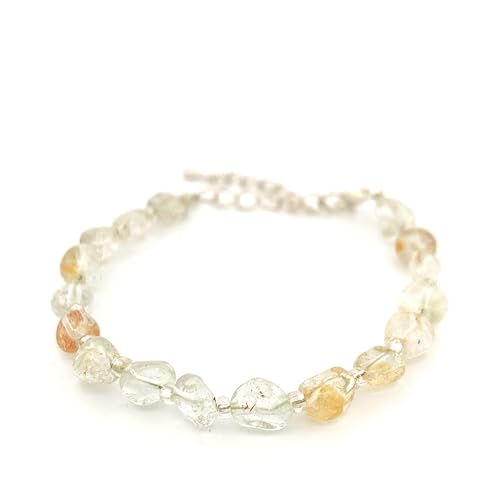 Pulsera de chips de topacio con cierre