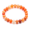 Pulsera de aventurina roja, referencia de 6 mm
