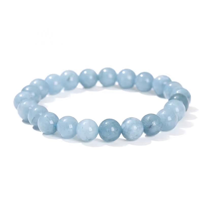Pulsera de aguamarina, referencia de 8 mm