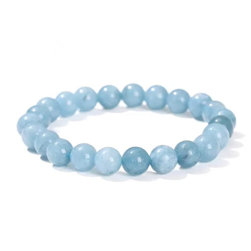 Pulsera de aguamarina, referencia de 8 mm