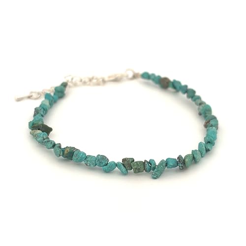 Pulsera de chips de turquesa con cierre