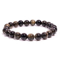 Pulsera de obsidiana dorada, referencia de 8 mm