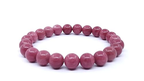 Pulsera de rodonita oscura, referencia de 10 mm