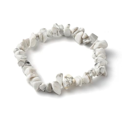 Pulsera de chips de howlita