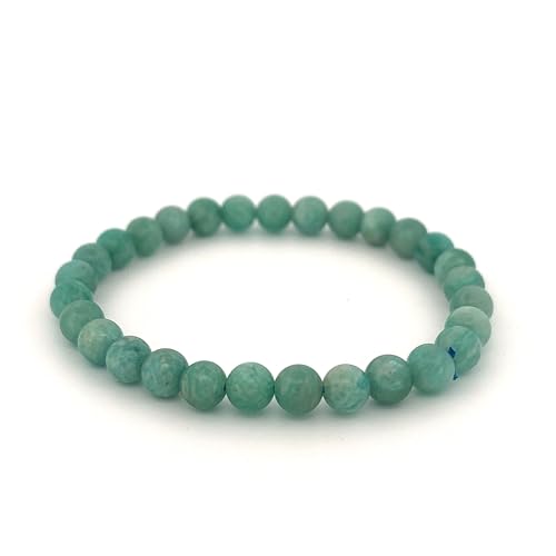 Pulsera de amazonita, referencia de 6 mm