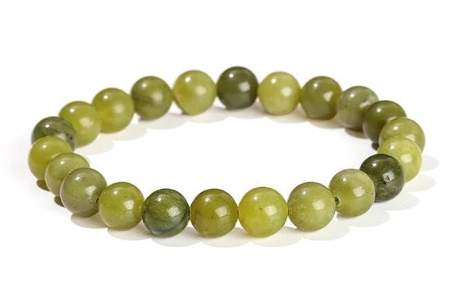 Pulsera de jade verde, referencia de 8 mm