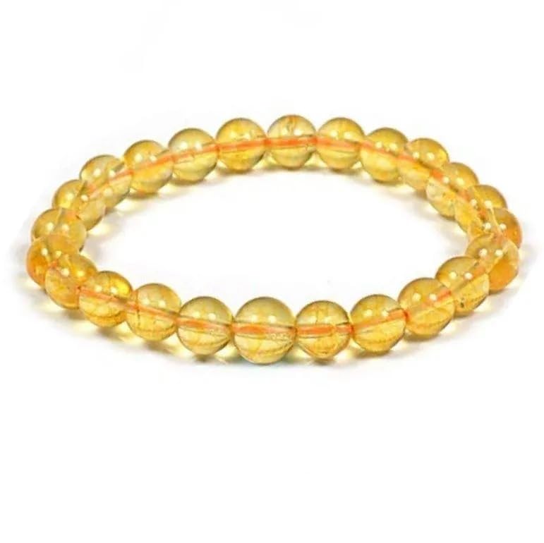 Pulsera de citrino, referencia de 6 mm
