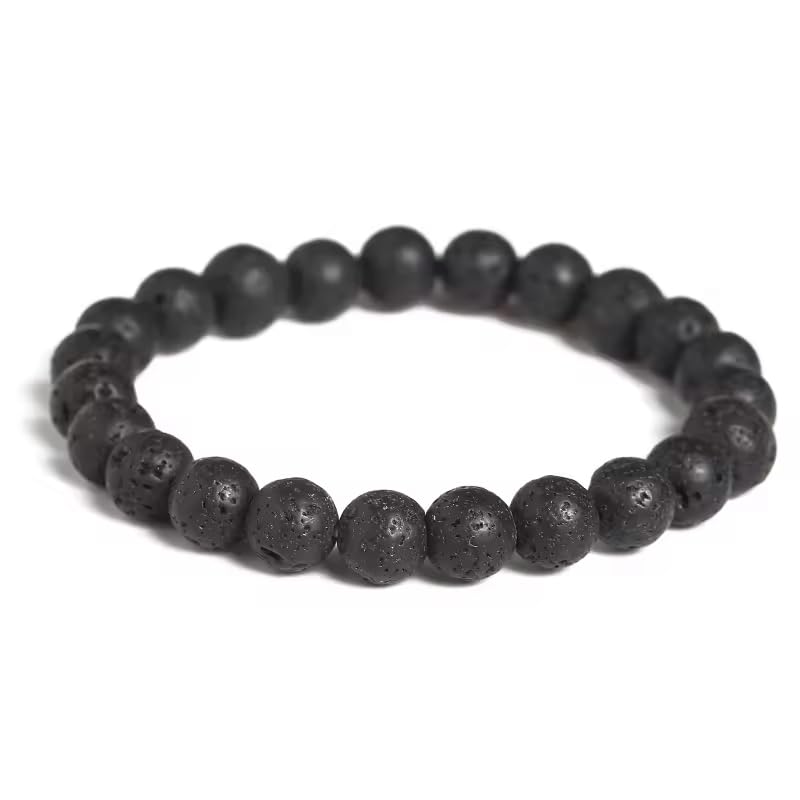 Pulsera de lava, referencia de 8 mm