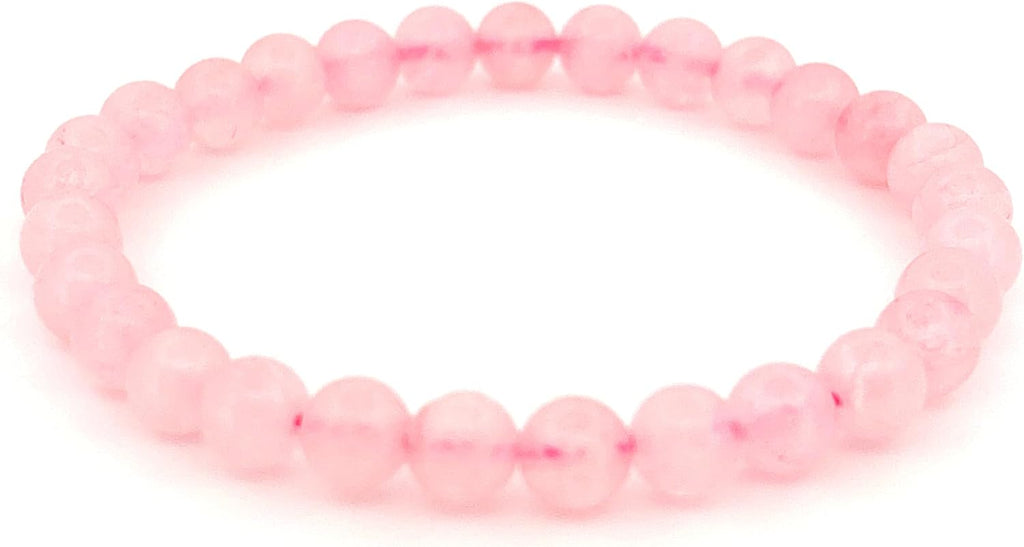 Pulsera de cuarzo rosa